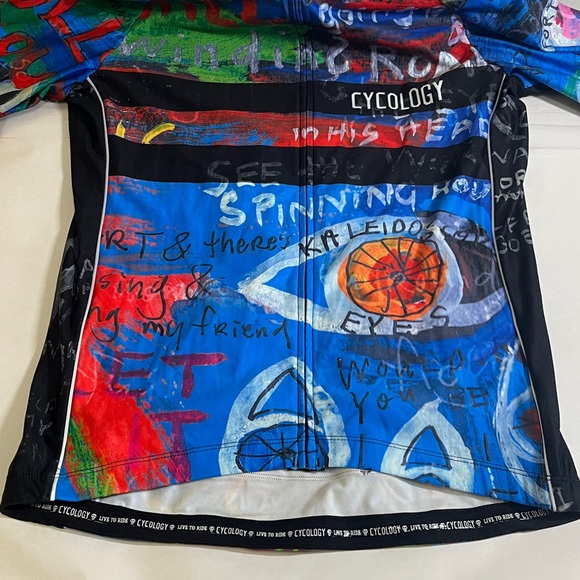 Cycology 8 Days a Week Long Sleeve cycling Jersey Size XL - Picture 3 of 10